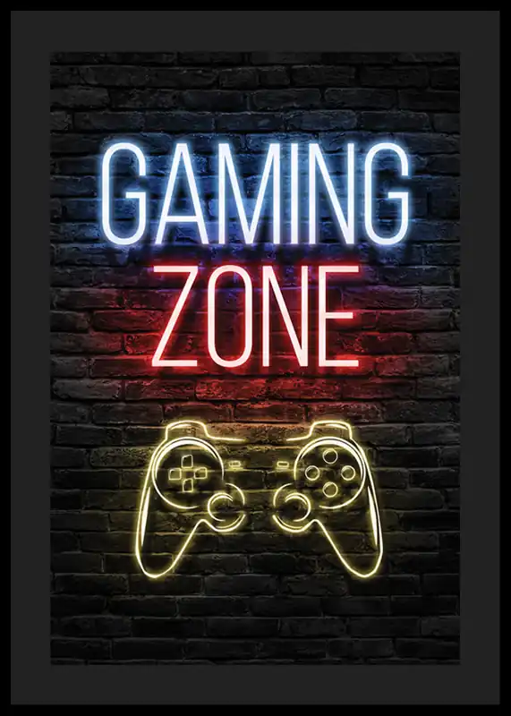 Gaming Zone Poster Must-Have