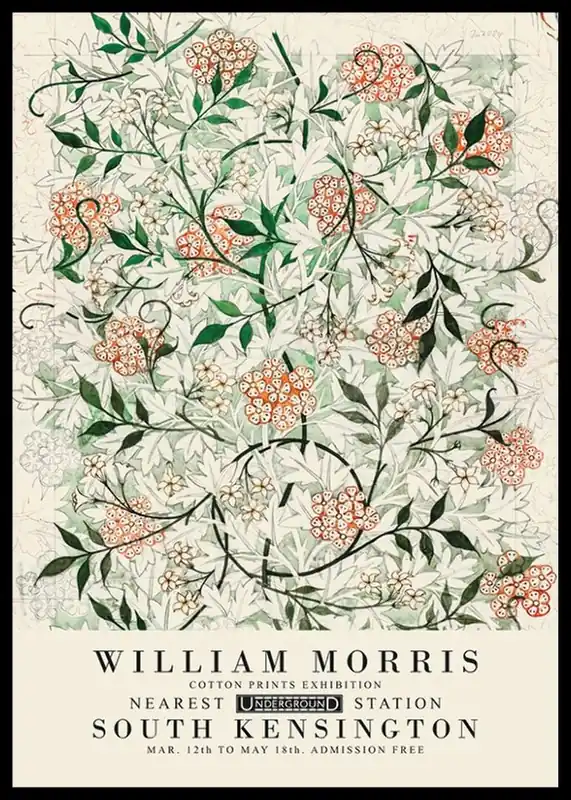 Heißes Angebot William Morris Jasmine Pattern Poster