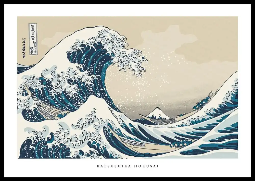The Great Wave By Katsushika Hokusai Poster Angebot