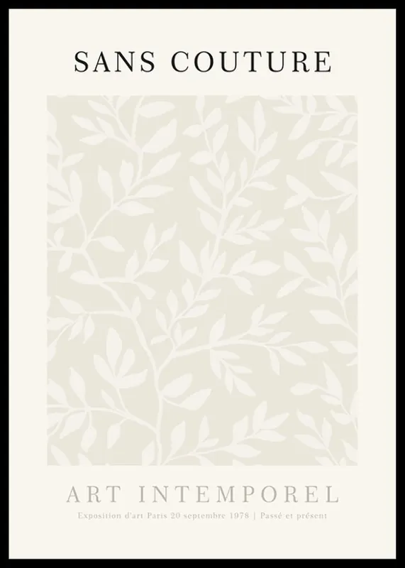 Echt Sans Couture Poster