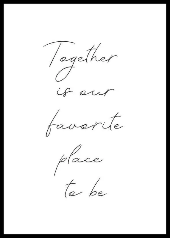 Together Poster Versand Am Gleichen Tag
