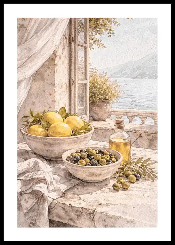 Golden Serenity Poster Markenprodukt