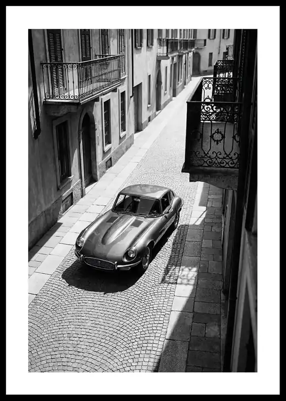 Jaguar E-Type Automotive Poster Expressversand