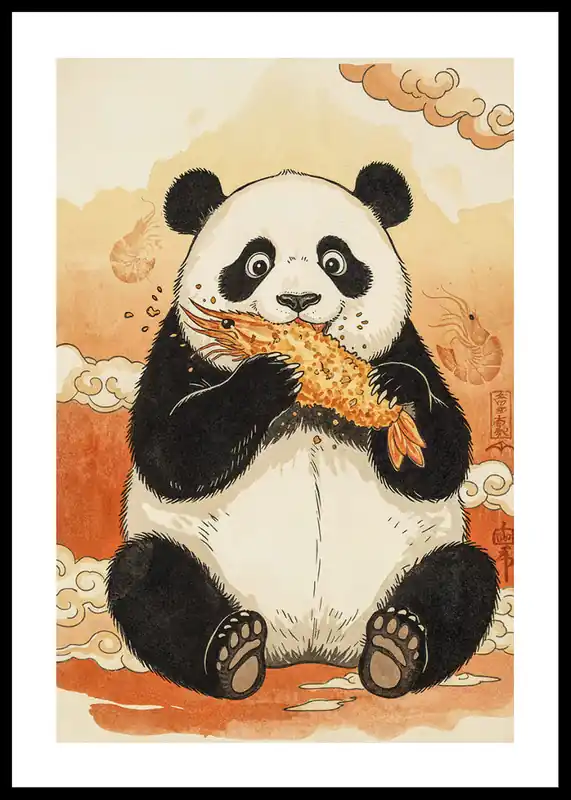 Pandas Delight Poster Jetzt Bestellen