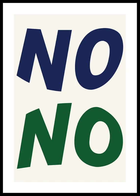 NO Poster Sale