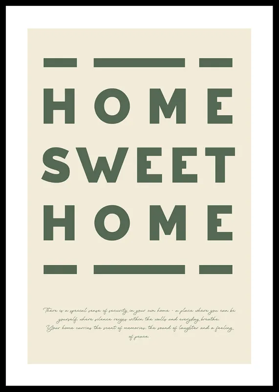 Home Sweet Home Poster Neue Ware