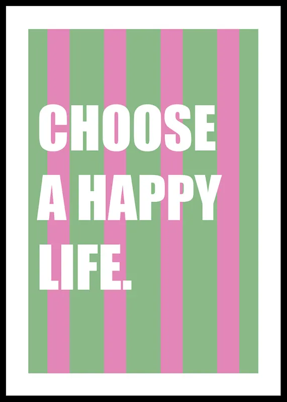 Sonderangebot Happy Life Poster