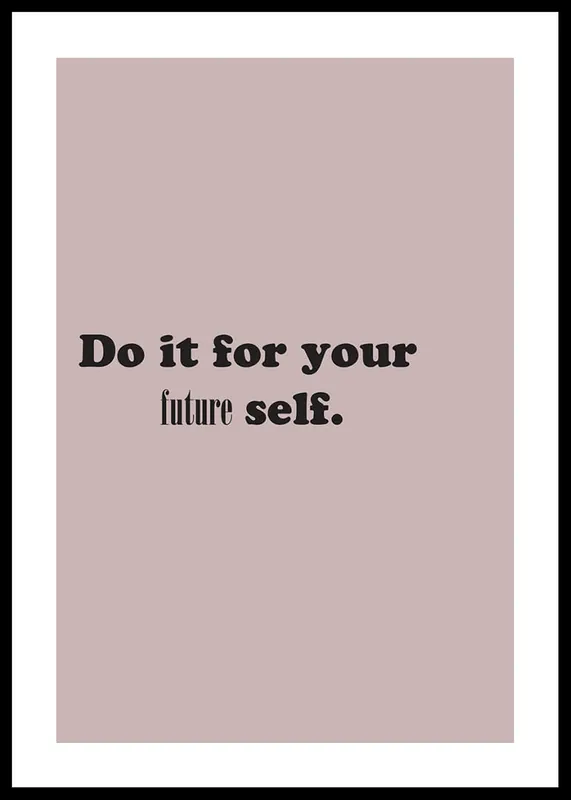 Future Self Poster Abverkauf
