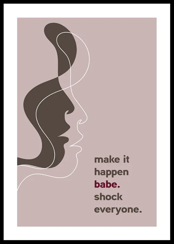 Elegant Motivation Poster Sonderangebot