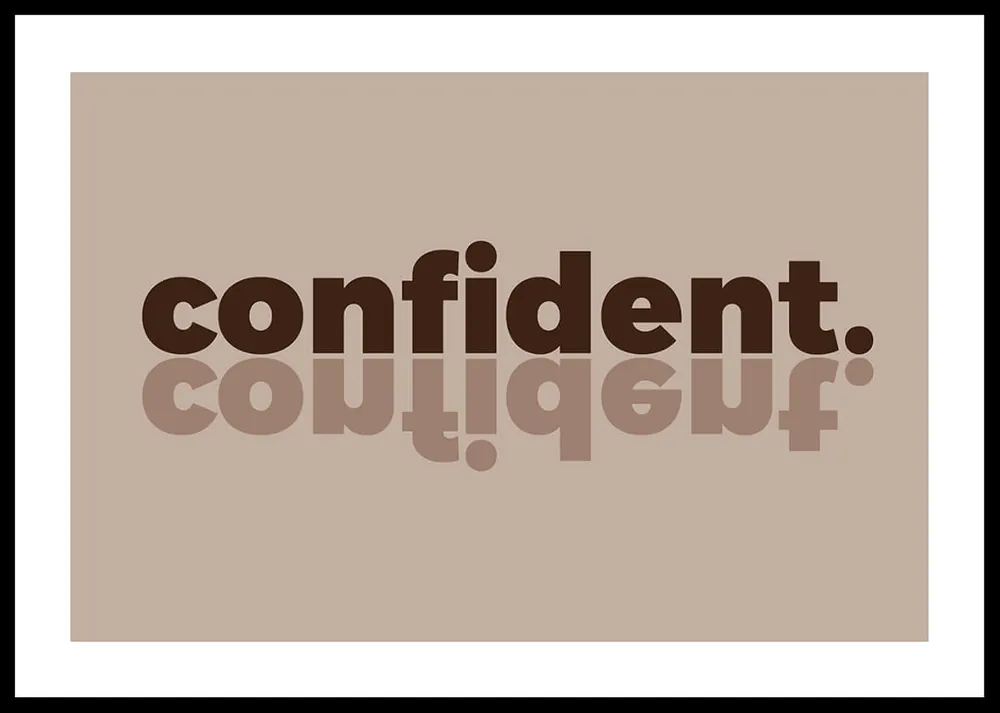 Neue Ware Confident Poster