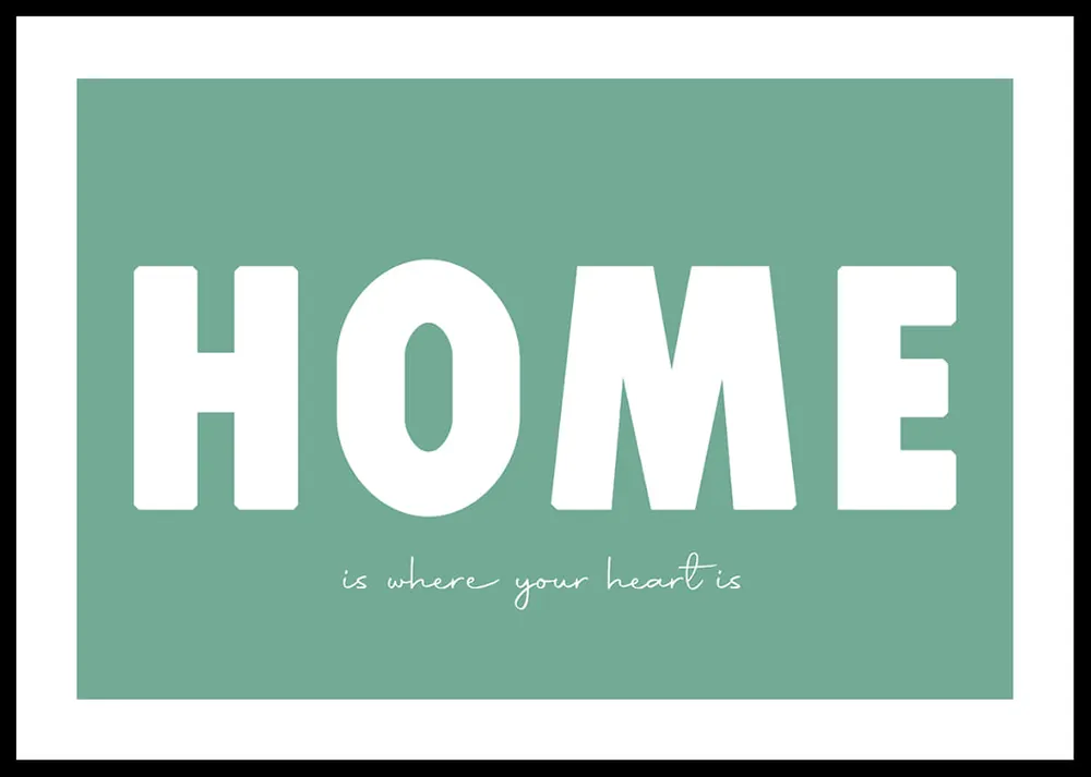 Sichere Zahlung Home Love Poster
