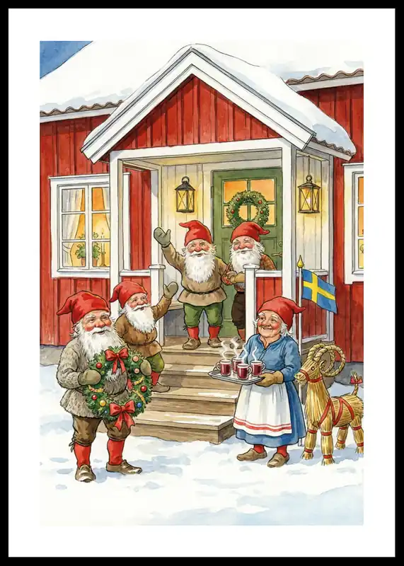 Billig Frosty Festivities Poster