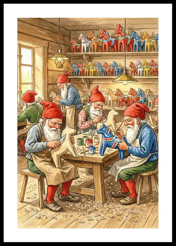 Zertifiziert Enchanting Woodcarvers Poster
