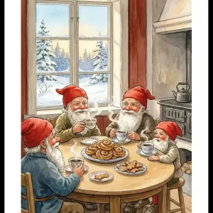 Cozy Gnome Gathering Poster Direkt Vom Hersteller