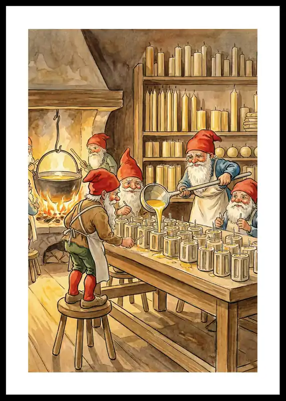 Knallerangebot Candlelit Cozy Workshop Poster