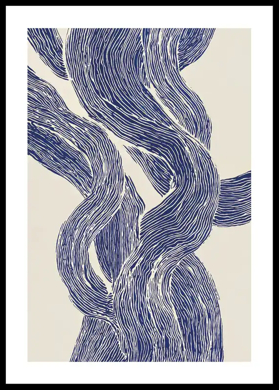 Rabatt Blue Stream Symphony Poster