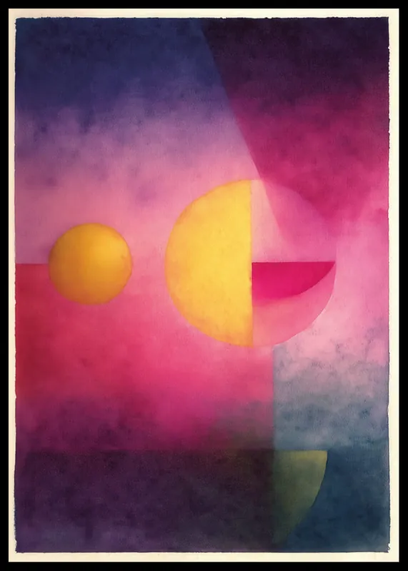Radiant Circles Poster Sale