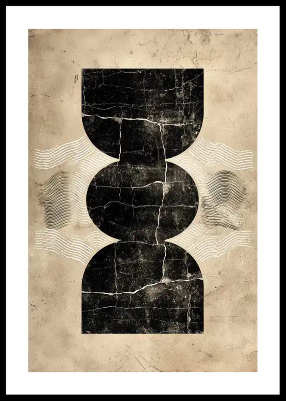 Sonderangebot Fragmented Harmony Poster