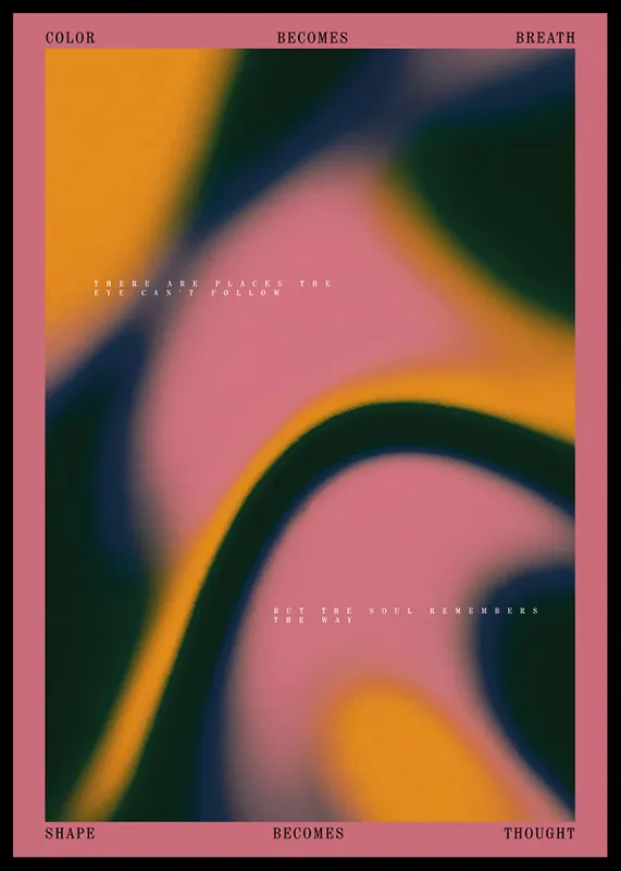 Kostenloser Versand Breath Of Color Poster