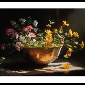 Direktkauf Floral Whisper Elegance Poster
