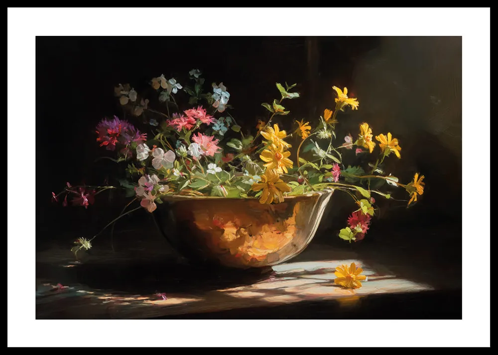 Direktkauf Floral Whisper Elegance Poster