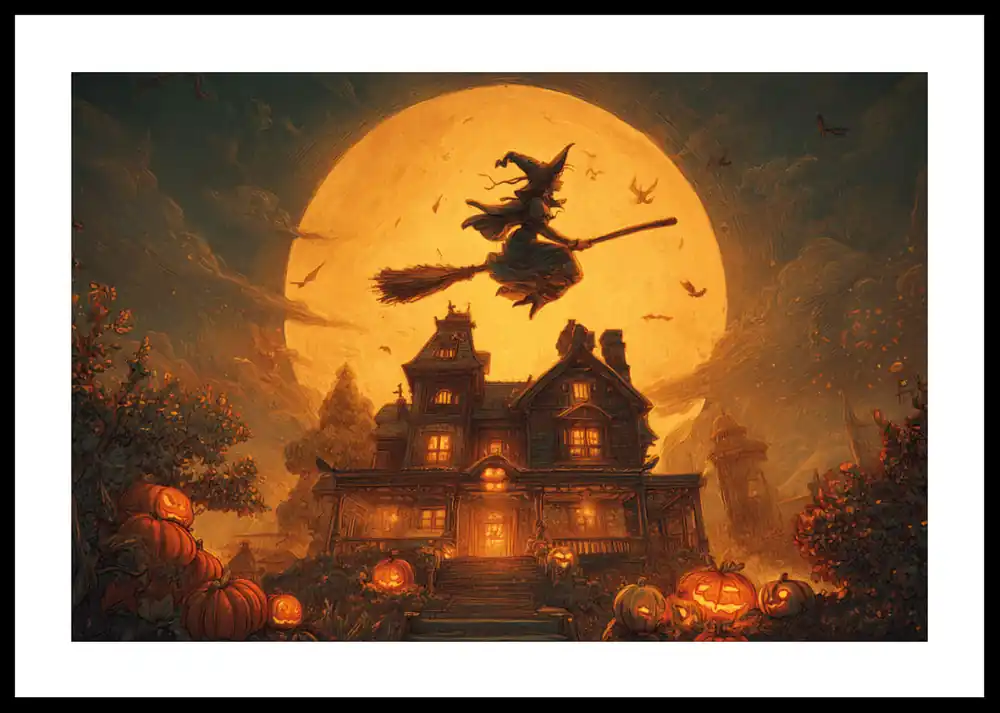 Neu Moonlit Witch Flight Poster