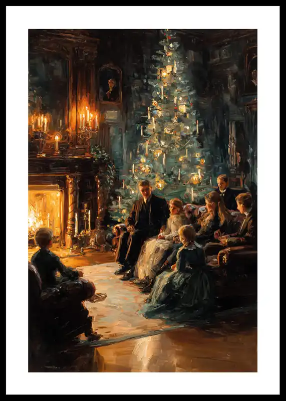 Kostenfreie Lieferung Fireside Gatherings Poster