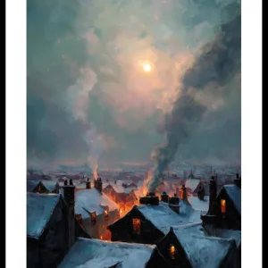 Meistverkauft Fireside Hues Poster