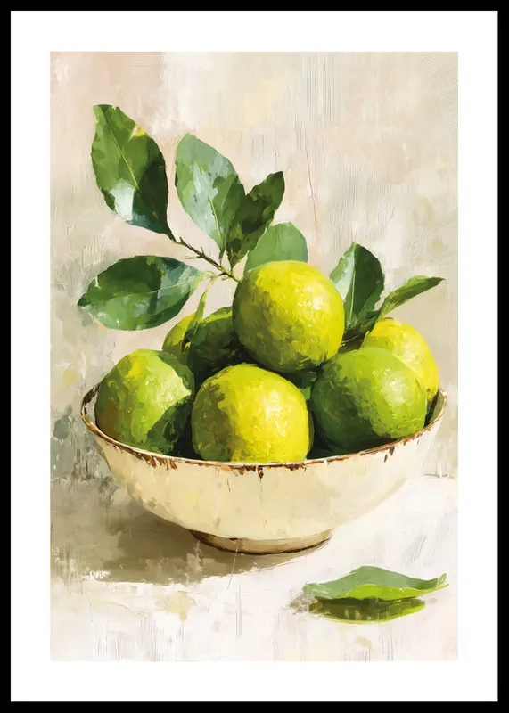 Expressversand Still Life Bowl With Lime Poster