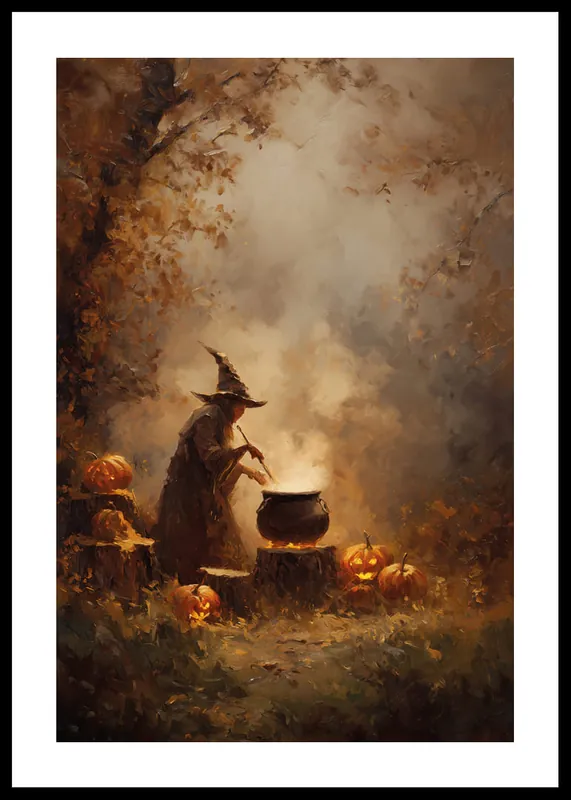 Mystic Autumn Brew Poster Kostenloser Versand