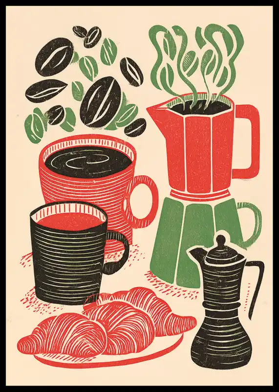 Steamy Morning Harmony Poster Direkt Vom Hersteller