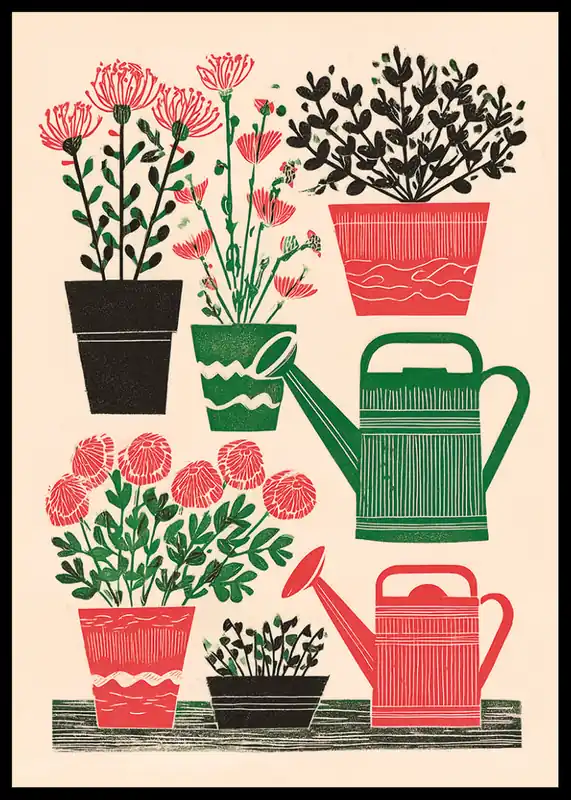 Knallerangebot Floral Garden Harmony Poster