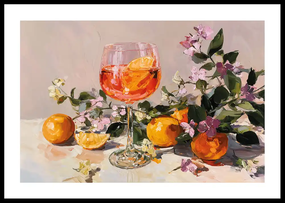 Super-Preis Blooming Aperitif Poster
