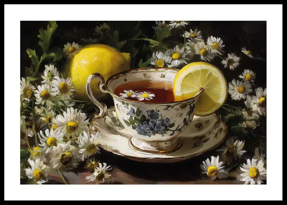 Preisknaller Lemon Tea Elegance Poster