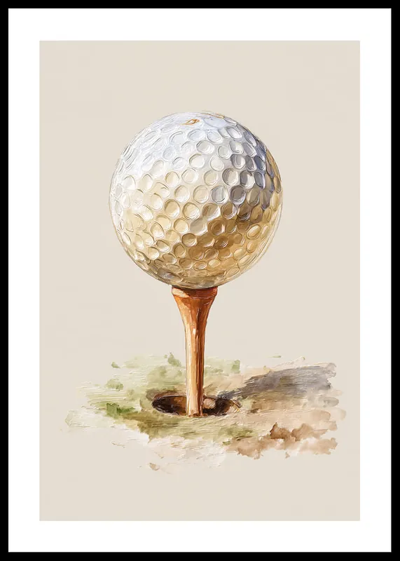 Beliebt Golf Ball Serenity Poster