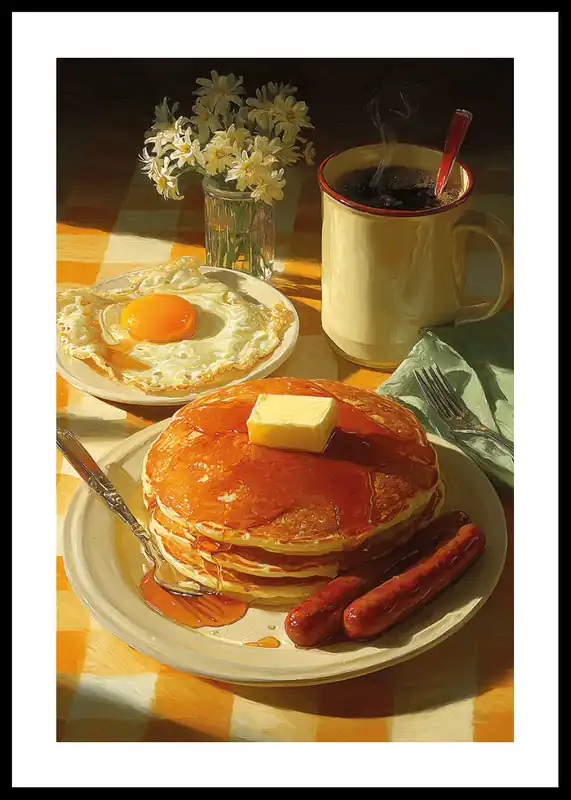 Golden Morning Feast Poster Jetzt Bestellen