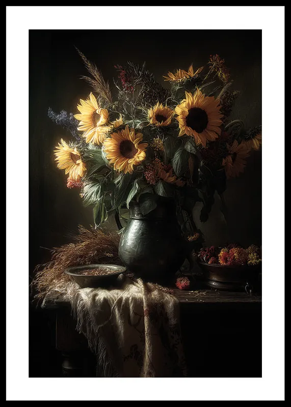 Sunflower Symphony Poster Direkt Vom Hersteller