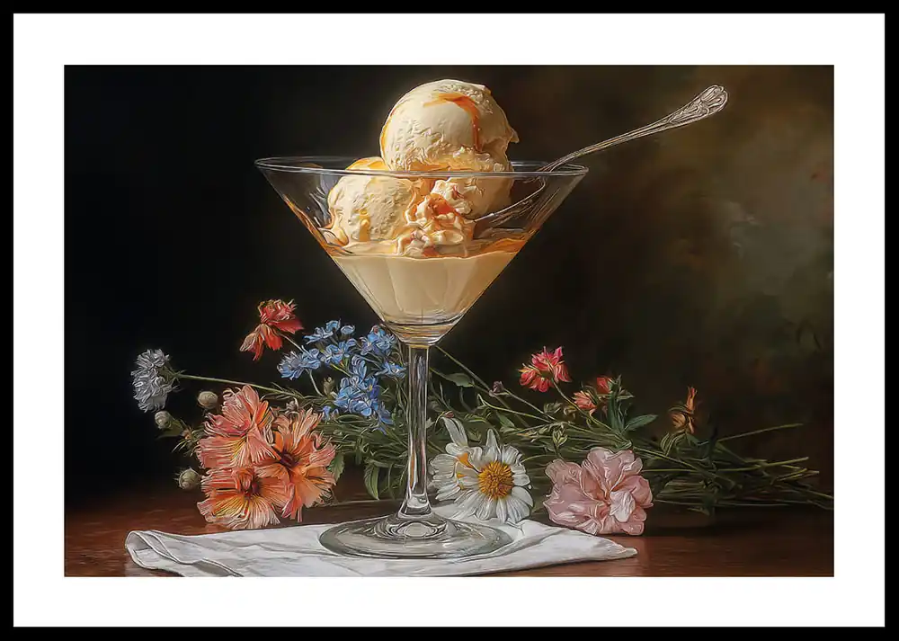 Kostenloser Rückversand Floral Scoop Poster