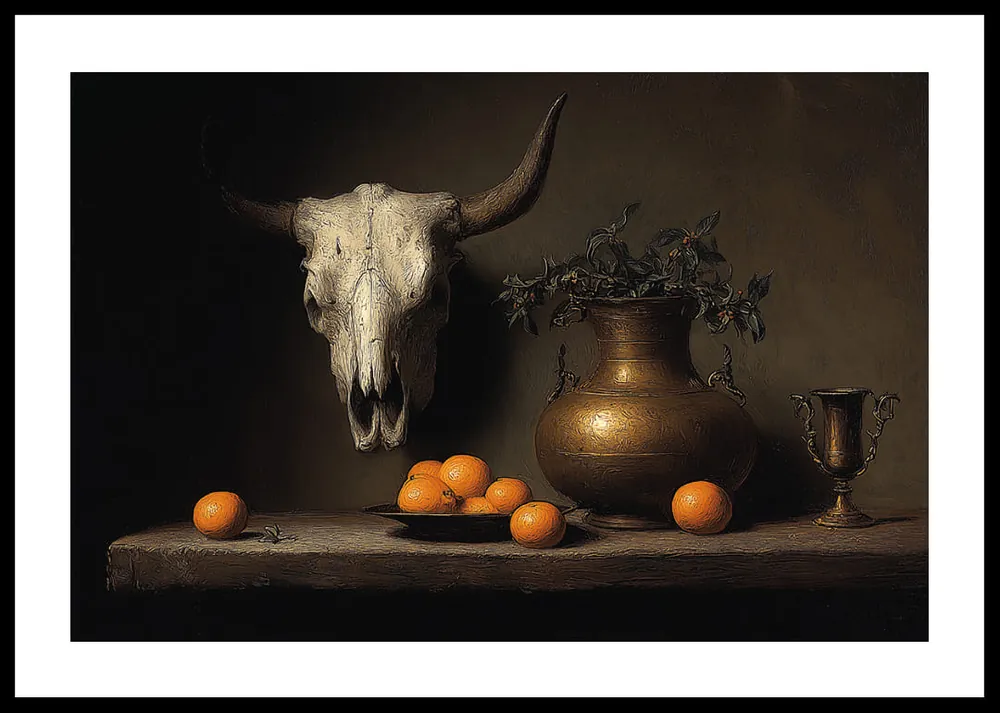 Kostenfreie Lieferung Oranges and Horns Poster