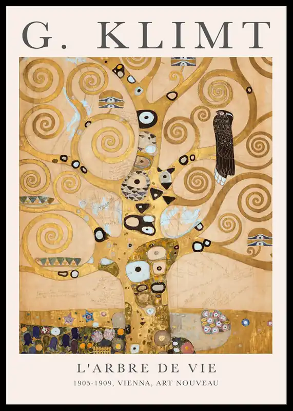 Larbre De Vie By Gustav Klimt Poster Saisonangebot