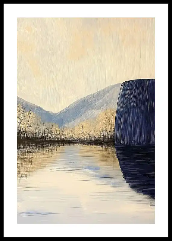 Solange Der Vorrat Reicht Misty Morning Glow Poster