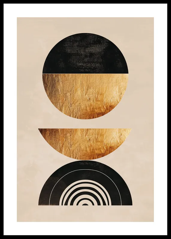 Finale Aktion Geometric Balance Of Elegance Poster