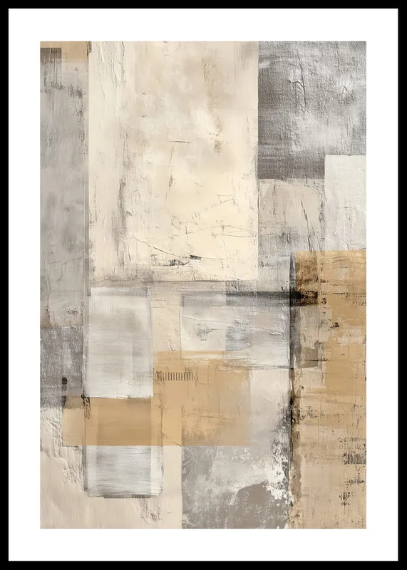 Textured Harmony Layers Poster Neue Kollektion