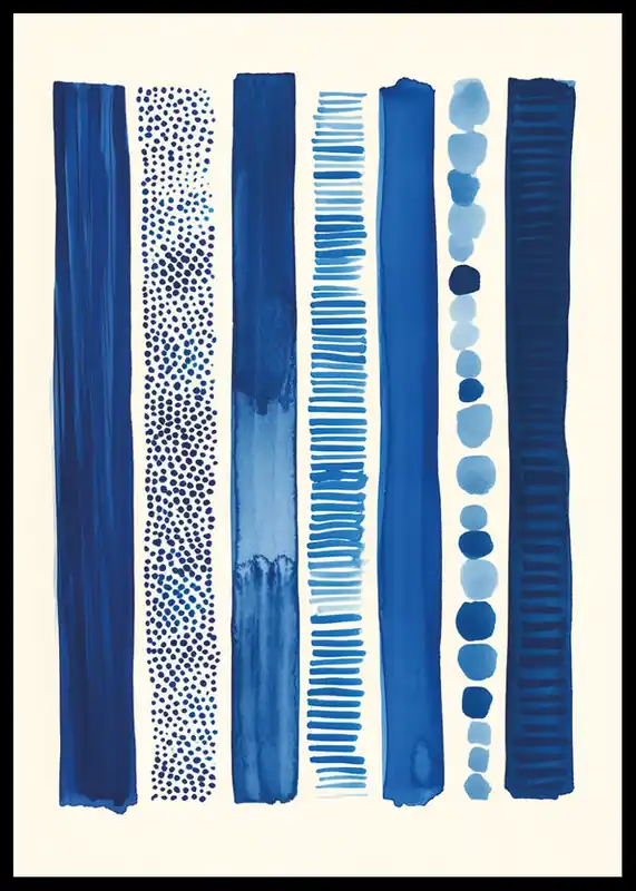 Sofort Bestellen Blue Stripe Harmony Poster