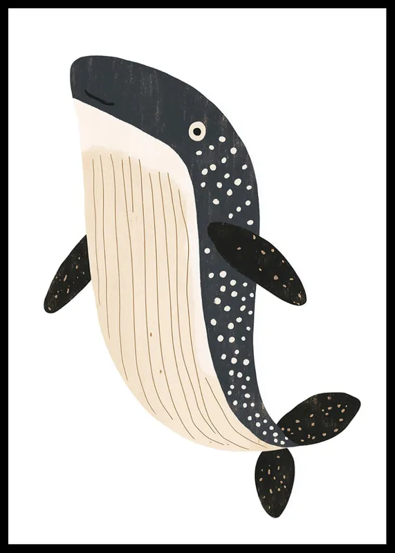 Whales Ocean Dance Poster Preiswert