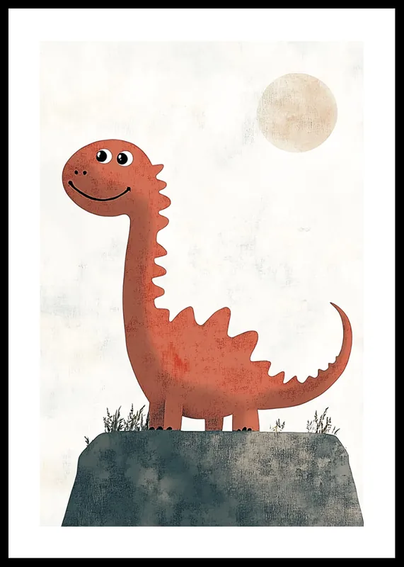 Friendly Dino Poster Sale