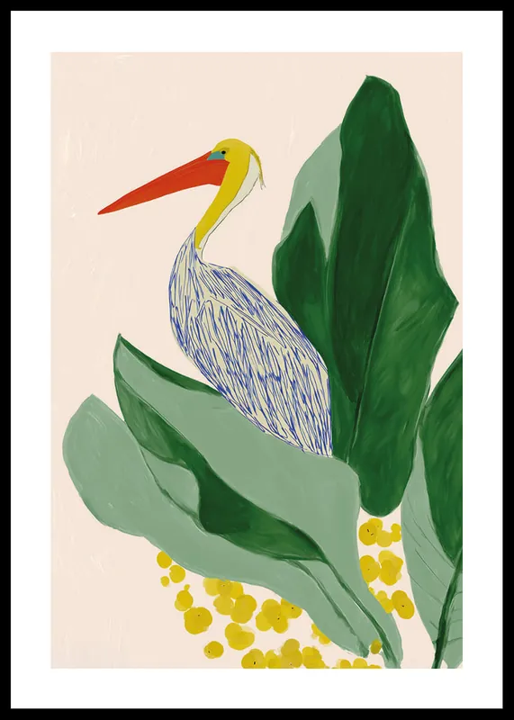 Pelican Elegance Poster Beliebt
