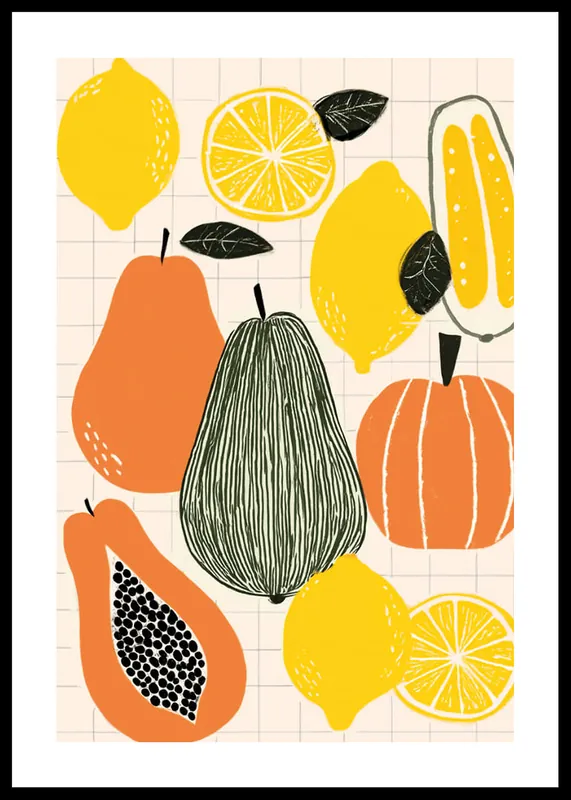 Gourd Gathering Poster Heißes Angebot