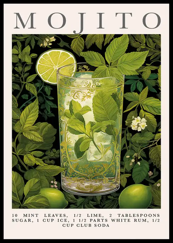 Markenprodukt Art Of Classic Mojito Poster