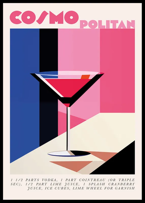 Preisknaller Retro Cosmopolitan Poster